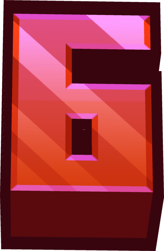 minecraft red 6 Discord emoji — free static PNG download