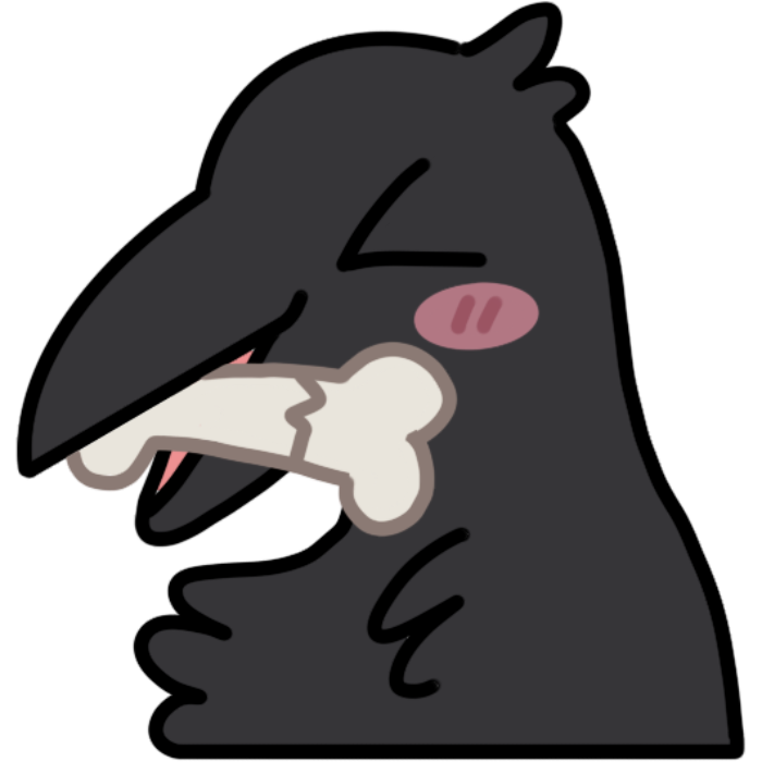 crowbone Discord emoji — free static PNG download