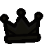 crown black Discord emoji — free animated GIF download