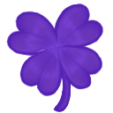 purple clover Discord emoji — free static PNG download