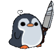 panic killer penguin Discord emoji — free animated GIF download