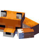 mc fox sleeping Discord emoji — free static PNG download