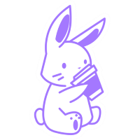 purplerabbitdrinkingcoffee Discord emoji — free static PNG download
