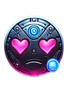 neon love Discord emoji — free static PNG download
