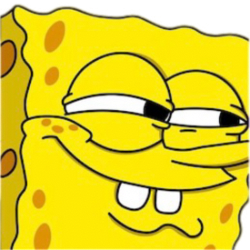 spongebob glare Discord emoji — free static PNG download