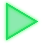neon play button Discord emoji — free static PNG download