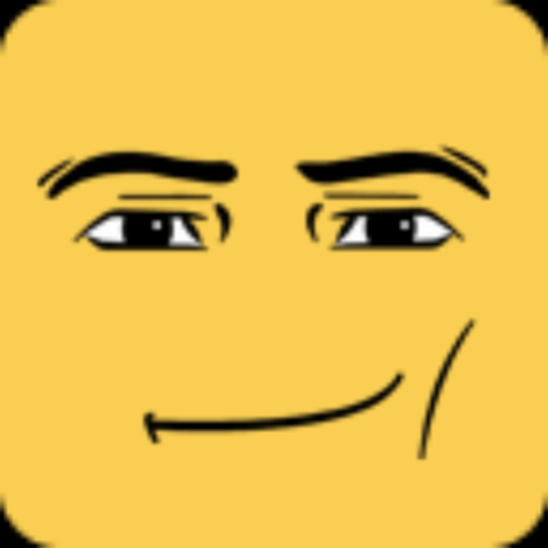 square roblox face Discord emoji — free static PNG download