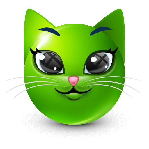 joobi cat green Discord emoji — free static PNG download