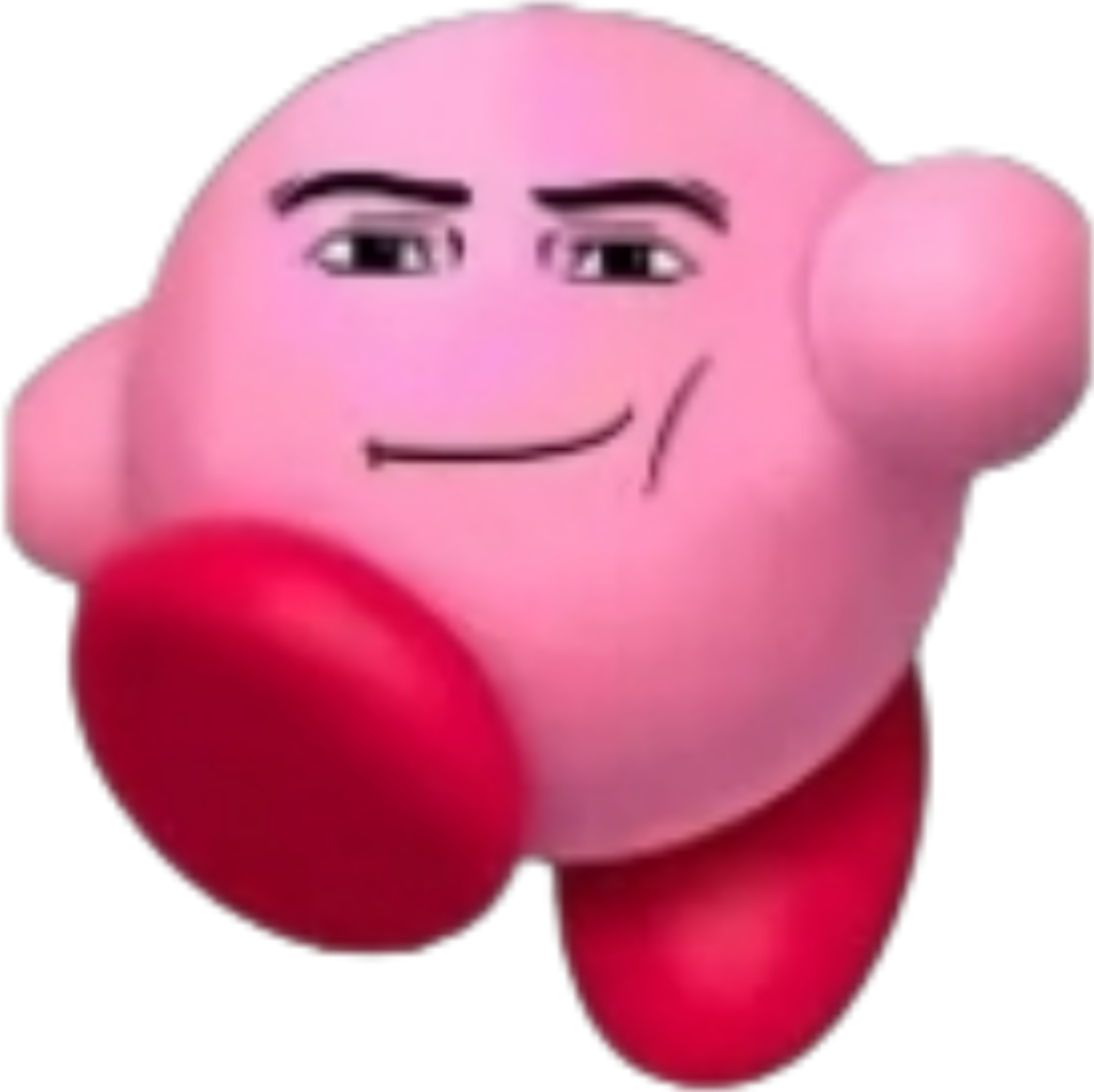 kirbymanface Discord emoji — free static PNG download
