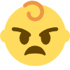 angry baby Discord emoji — free static PNG download