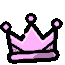crown lightpink Discord emoji — free animated GIF download