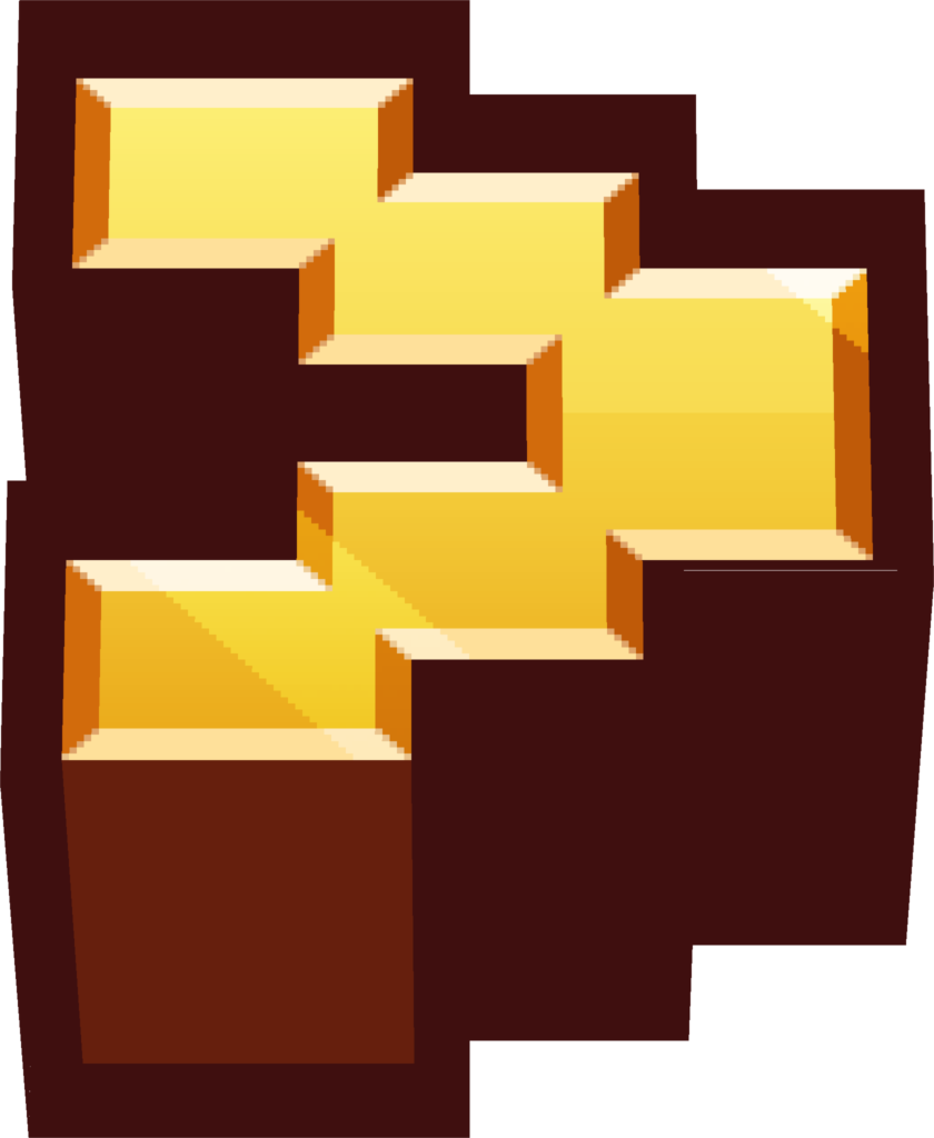 minecraft gold greater than Discord emoji — free static PNG download