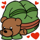pepe bearhug Discord emoji — free static PNG download