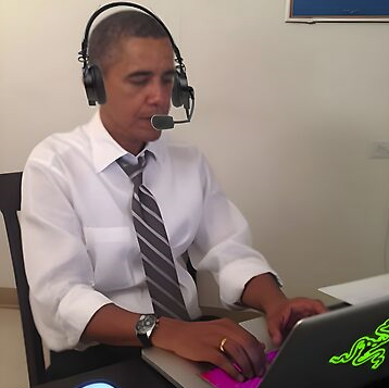 barack obama gaming Discord emoji — free static PNG download