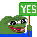 pepeyessign Discord emoji — free static PNG download