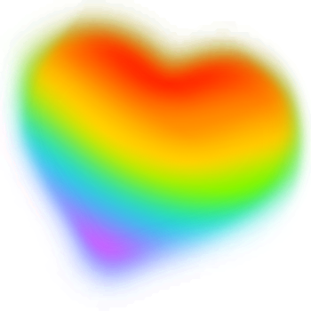 foggyheart rainbow Discord emoji — free static PNG download