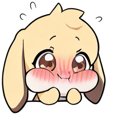 bunny giggle Discord emoji — free static PNG download