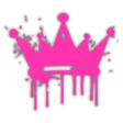 pinkdrippingglowingcrown Discord emoji — free static PNG download