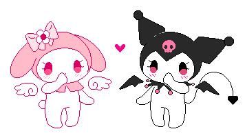 melody and kuromi Discord emoji — free animated GIF download