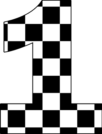 checkered one Discord emoji — free static PNG download