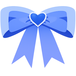 blueheartbow Discord emoji — free static PNG download