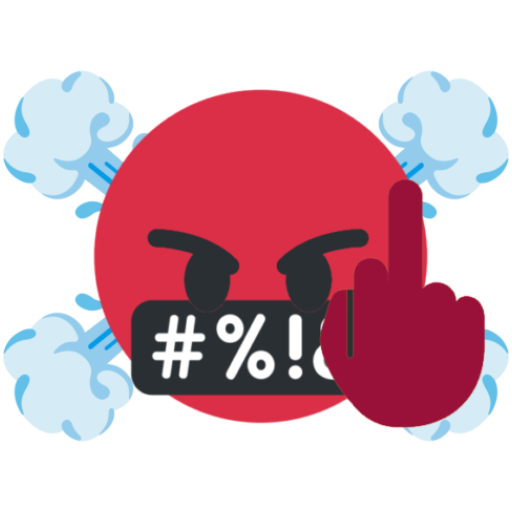 furious finger Discord emoji — free static PNG download
