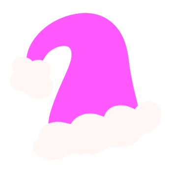 santa pink Discord emoji — free static PNG download