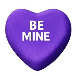 purplebeminecandyheart Discord emoji — free static PNG download