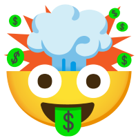 money bomb Discord emoji — free static PNG download