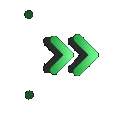 animated arrow green Discord emoji — free animated GIF download