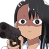 nagatoro gun Discord emoji — free static PNG download