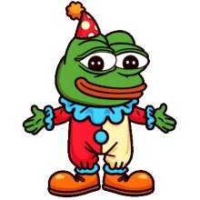 pepe clown Discord emoji — free static PNG download