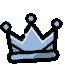 crown lightblue Discord emoji — free animated GIF download