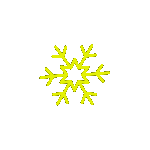 yellowsnowflake Discord emoji — free animated GIF download