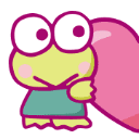 keroppihalfheart2 Discord emoji — free static PNG download