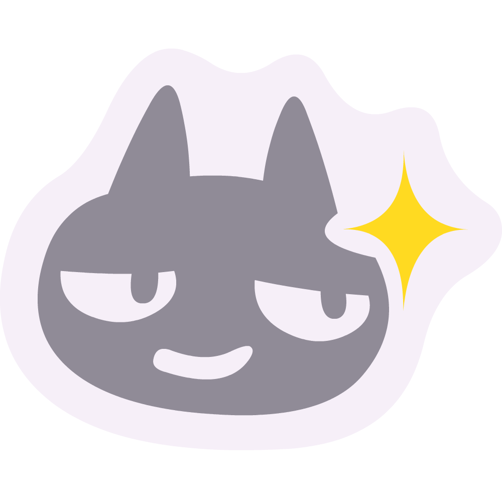 animalcrossing smirking Discord emoji — free static PNG download