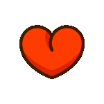 red heart Discord emoji — free animated GIF download
