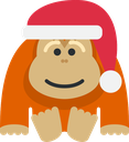 orangutansanta Discord emoji — free static PNG download
