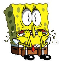 spongebob nervous Discord emoji — free animated GIF download