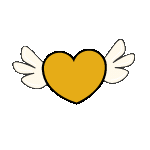 orangeflyingheart Discord emoji — free animated GIF download