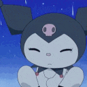 kuromi sniff Discord emoji — free animated GIF download