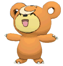 teddiursa happy Discord emoji — free static PNG download