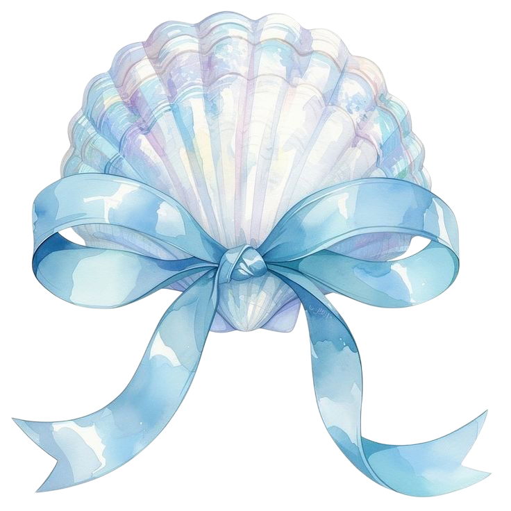coquette shell Discord emoji — free static PNG download