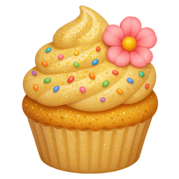 beige cupcake Discord emoji — free static PNG download