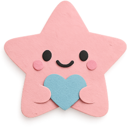 pink cute star Discord emoji — free static PNG download