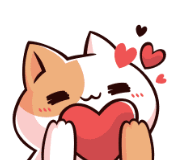 kitty love Discord emoji — free static PNG download