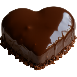 realistic chocolate cake Discord emoji — free static PNG download
