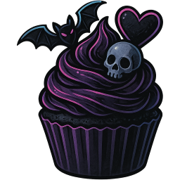 monster high cupcake Discord emoji — free static PNG download