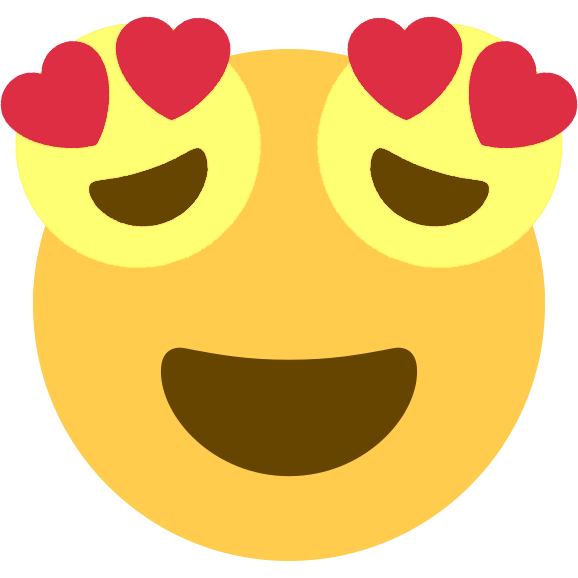 heart eyes for eyes Discord emoji — free static PNG download