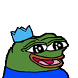 pepe crownflip Discord emoji — free animated GIF download